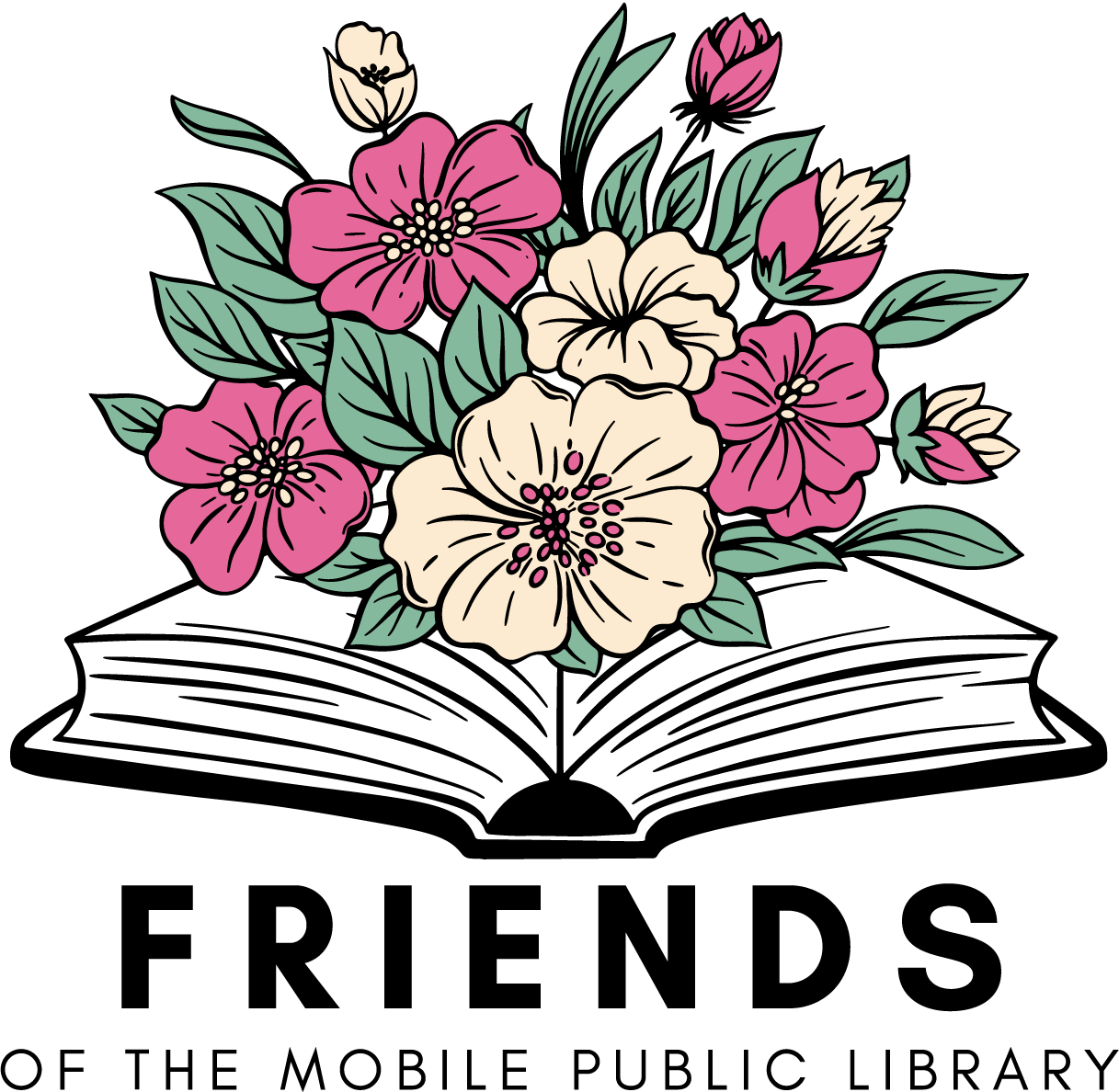 Friends of the Mobile Public Library logo