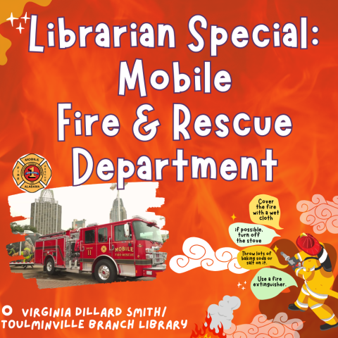 Librarian Special Mobile Fire & Rescue Department Toulminville Branch