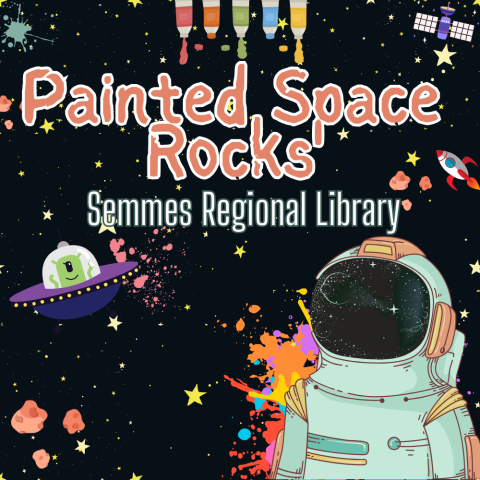 Painted Space Rocks at Semmes