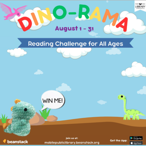 Dino-Rama Beanstack Reading Challenge